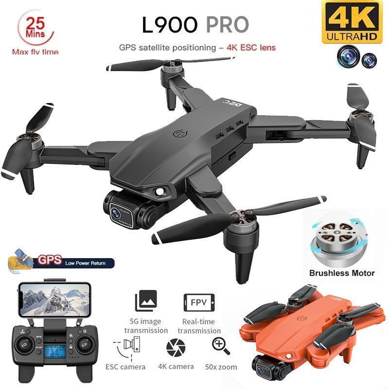 Drone Rc Helicopter With Camera - L900 Pro Gps Drone 4K Professionele