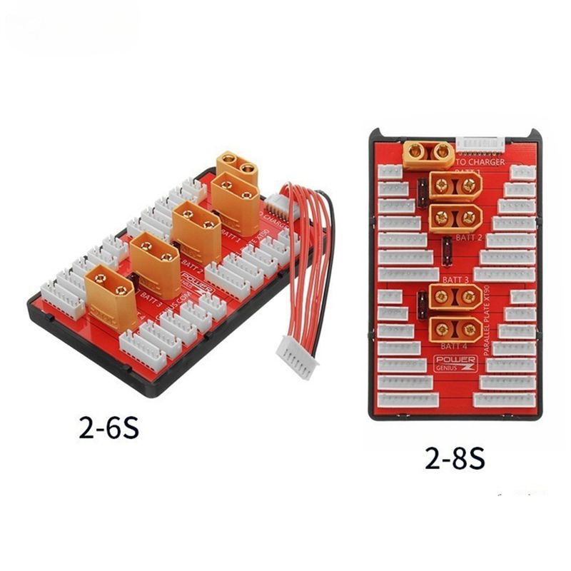 Lipo Parallel Charging Board - ABXE-Lipo Batterij Parallelle Oplaadplaat Lipo Batterij