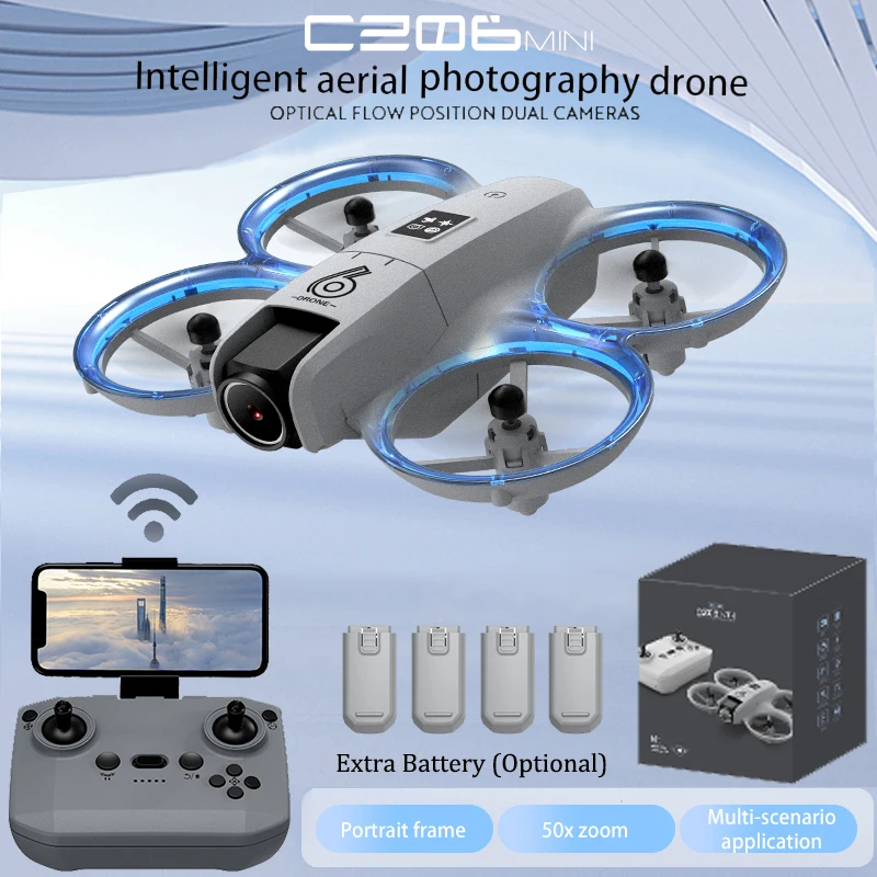 Drone Rc Helicopter With Camera - CZ06 Mini RC Quadcopter Drone -