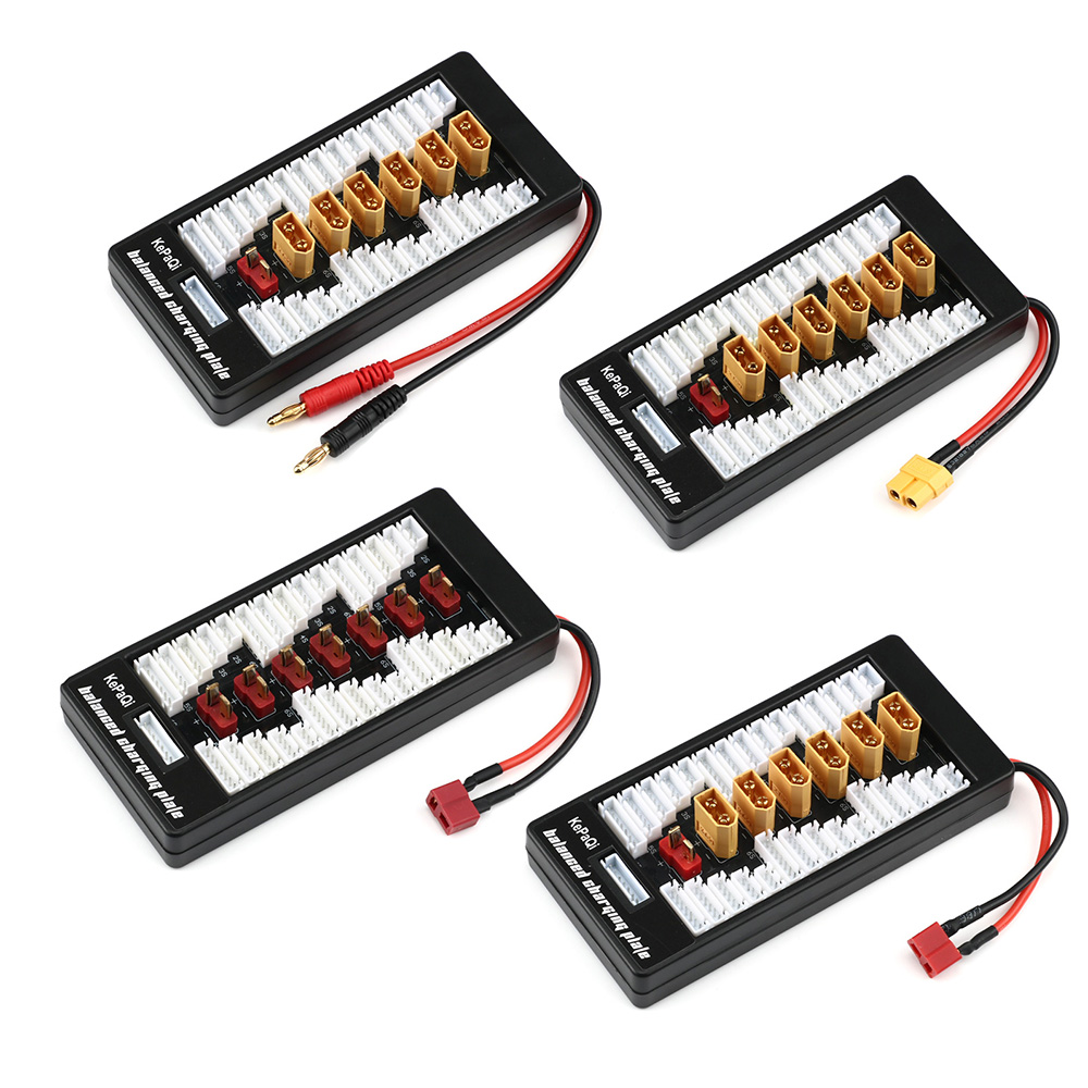 Lipo Parallel Charging Board - 2S-6S XT60 Parallelle oplaadplaat 6 in