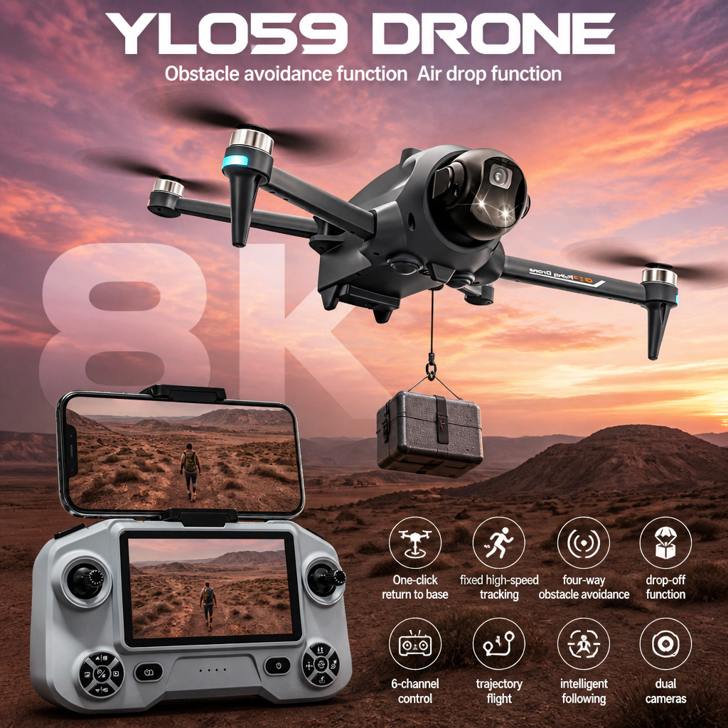 Drone Carrera Rc - NIEUWE YL059 Drone GPS Auto Return
