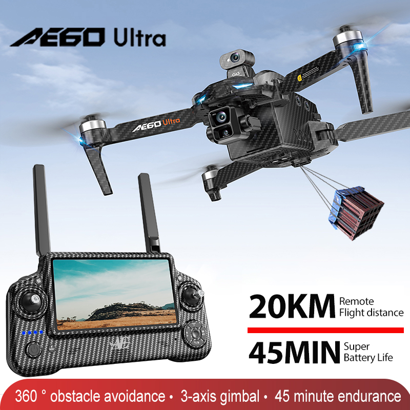 Drone Rc Helicopter With Camera - AE60 GPS Drone Professionele 8K Camera