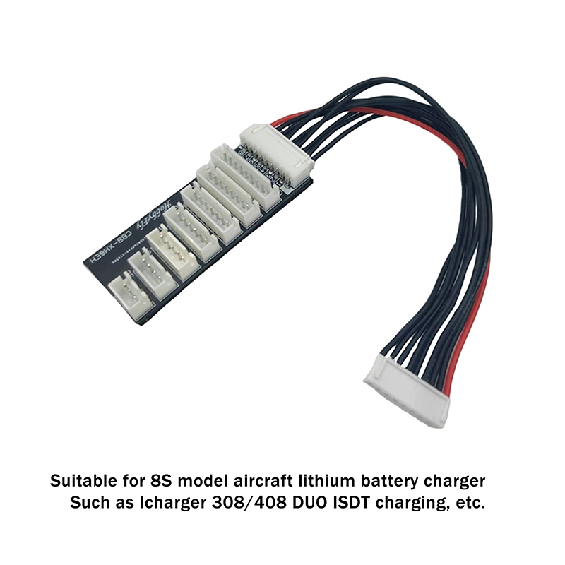 Lipo Parallel Charging Board - 2-8S Lipo Batterijlading Balance Board Uitbreidingslader