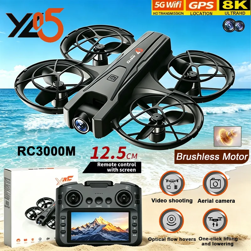 Dj Rc Drone - YL05 Drone 8K HD Dual-Camera Scherm