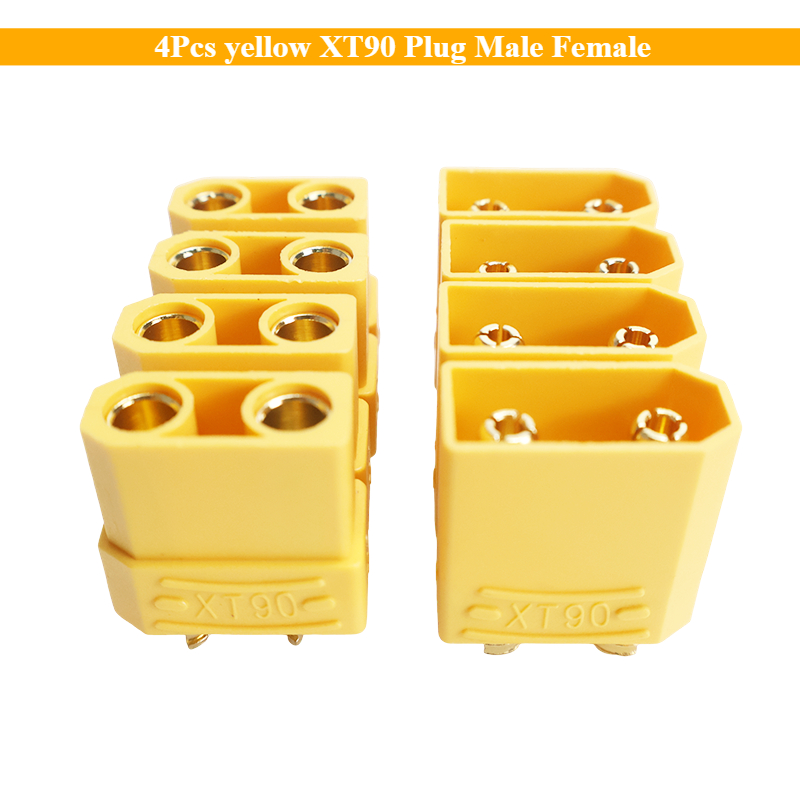 Drone Rc Link - 4 Stuks Geel XT90 Plug Man
