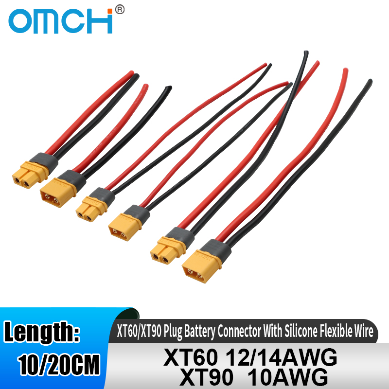 Drone Rc Link - OMCH XT60 12/14AWG XT90 10AWG mannelijke