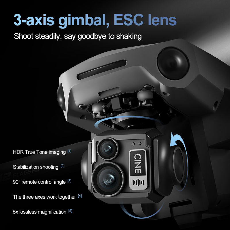 8K 3-assige Gimbal Brushless 7 - Drone Rc Helicopter With Camera recensie en prijs