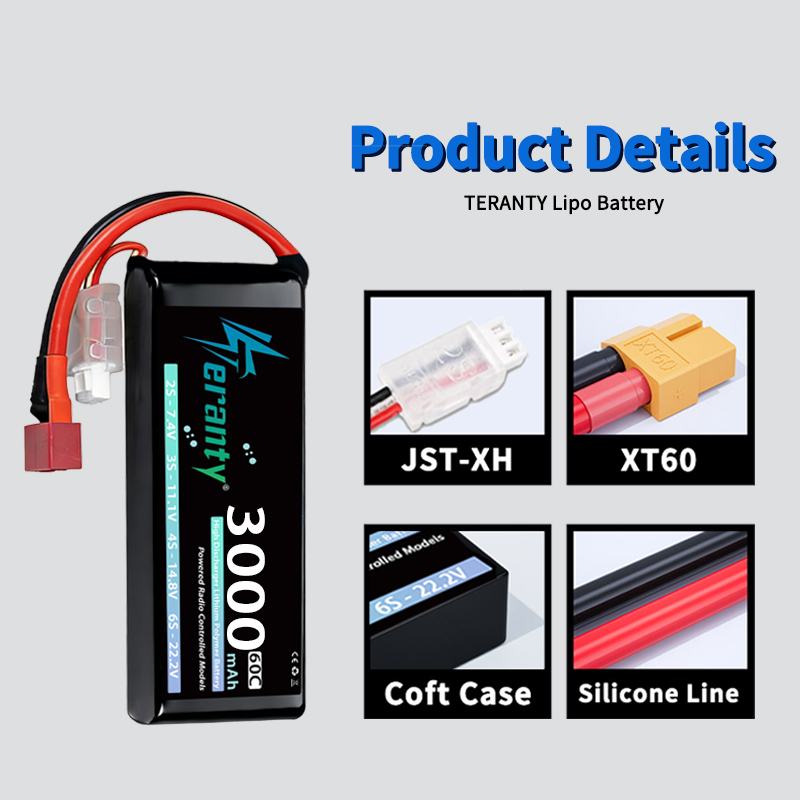 TERANTY 2S 3000mAh Lipo Batter - Drone Rc Link recensie en prijs