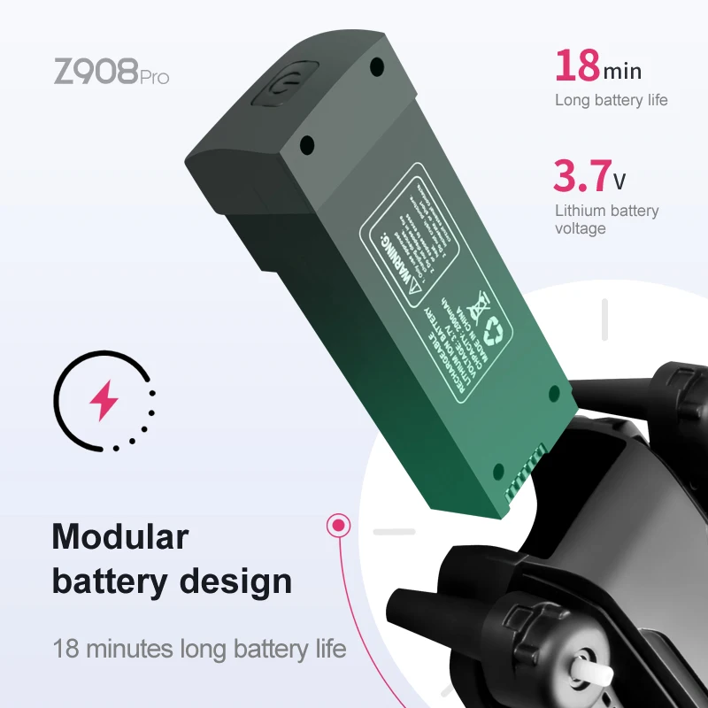 Z908 Pro Max Dron Batterij 3.7 - Drone Rc Pro 2 recensie en prijs
