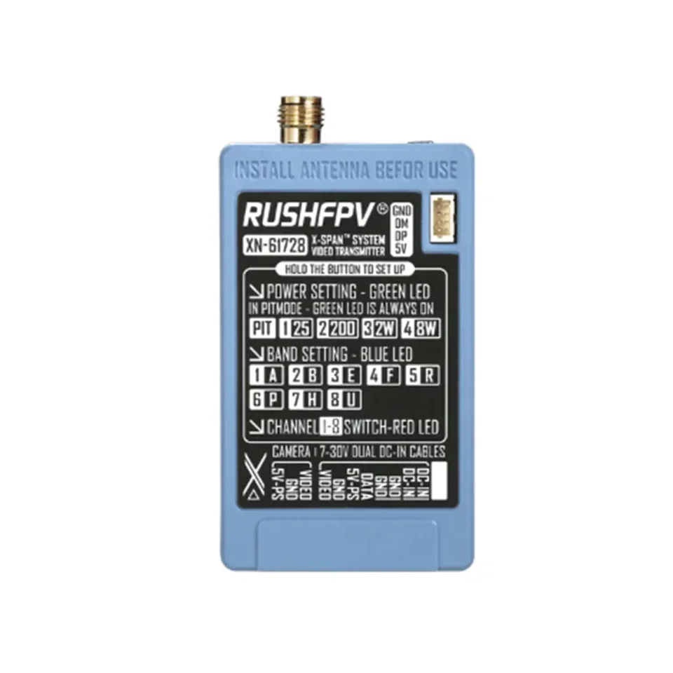 8W FPV VTX Videozender 6.1-7GH - Vtx Video Transmitter recensie en prijs