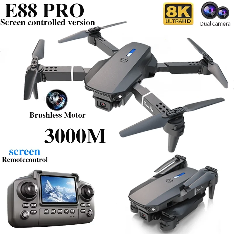 Professionele E88 PRO Drone me - Drone Rc Helicopter With Camera recensie en prijs