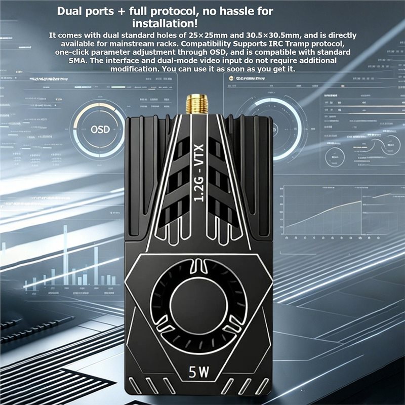 VTX Voor FPV Videozender 1.2Gh - Vtx Video Transmitter recensie en prijs