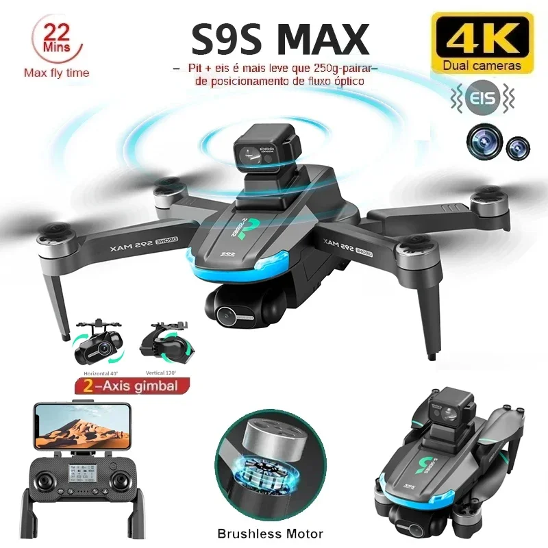 NIEUWE S9S MAX MINI Drone 4K 2 - Drone Rc Helicopter With Camera recensie en prijs