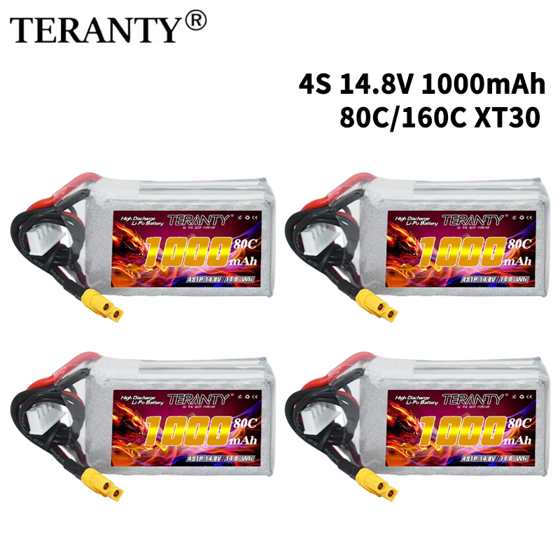 TERANTY 4S 1000mAh 14.8V 80C/1 - Drone Rc Link recensie en prijs