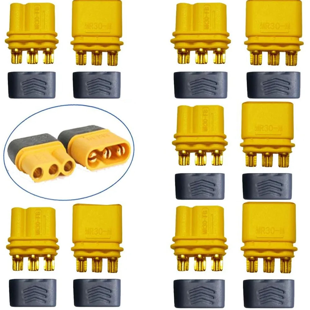 10PCS Amass MR30 Connector 3-p - Drone Rc Link recensie en prijs