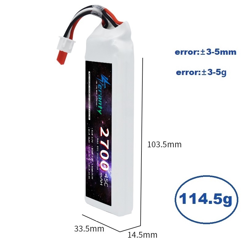 1/3 Stuks 2S 7.4V Lipo Batteri - Drone Carrera Rc recensie en prijs