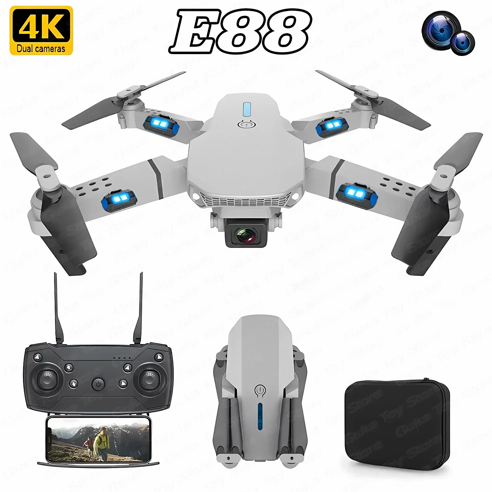 E88 Pro WIFI FPV Drone Grootho - Drone Rc Helicopter With Camera recensie en prijs