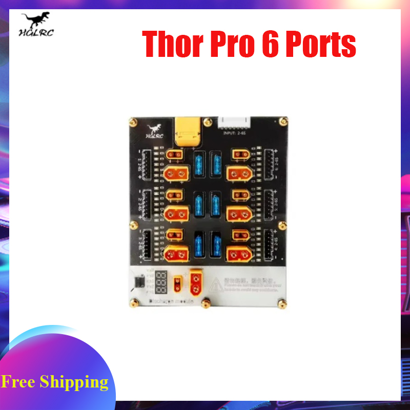 HGLRC Thor Pro 6-poorts batter - Lipo Parallel Charging Board recensie en prijs