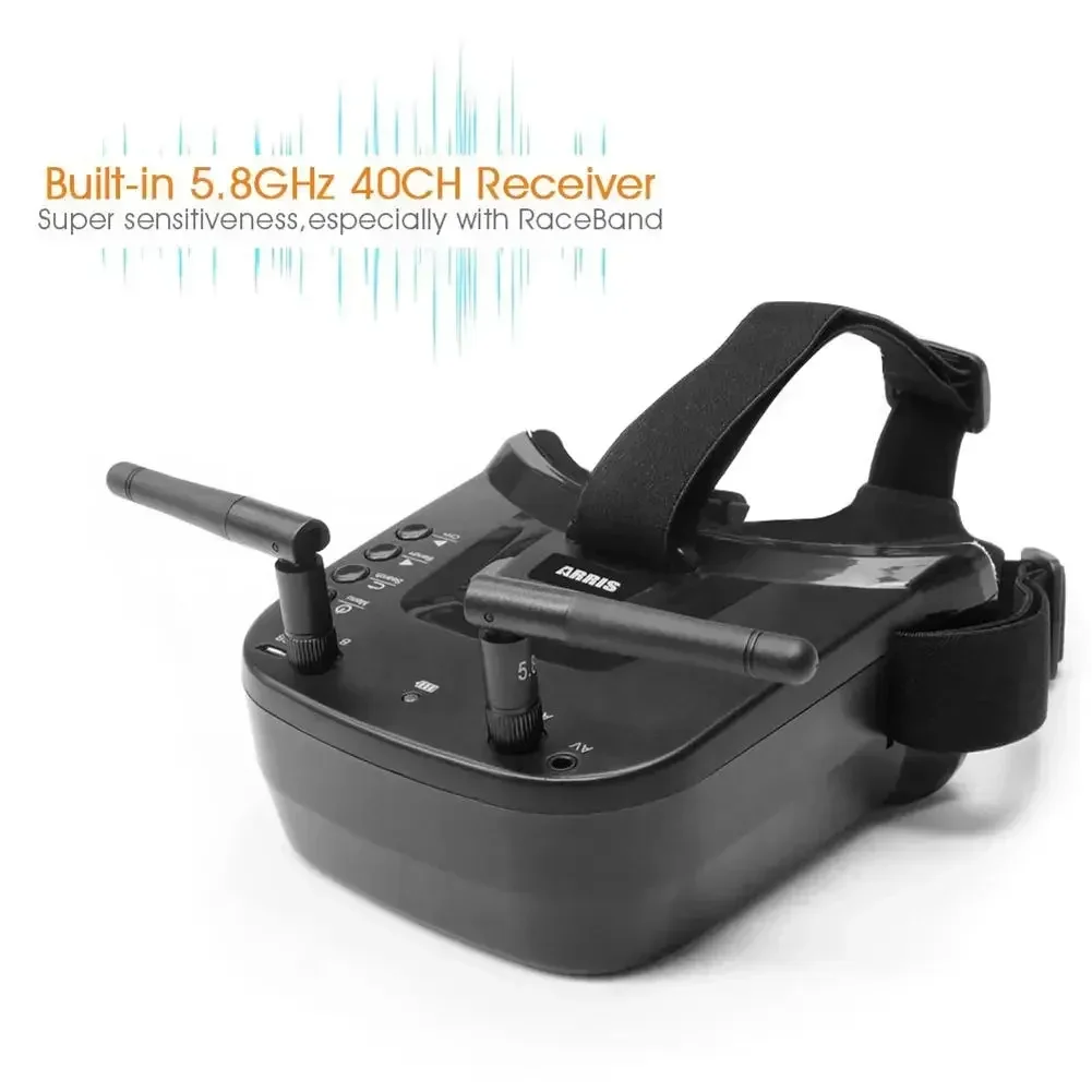 RoRuSVR009 5.8G FPV-bril 40CH  - Fpv Goggles Headset recensie en prijs