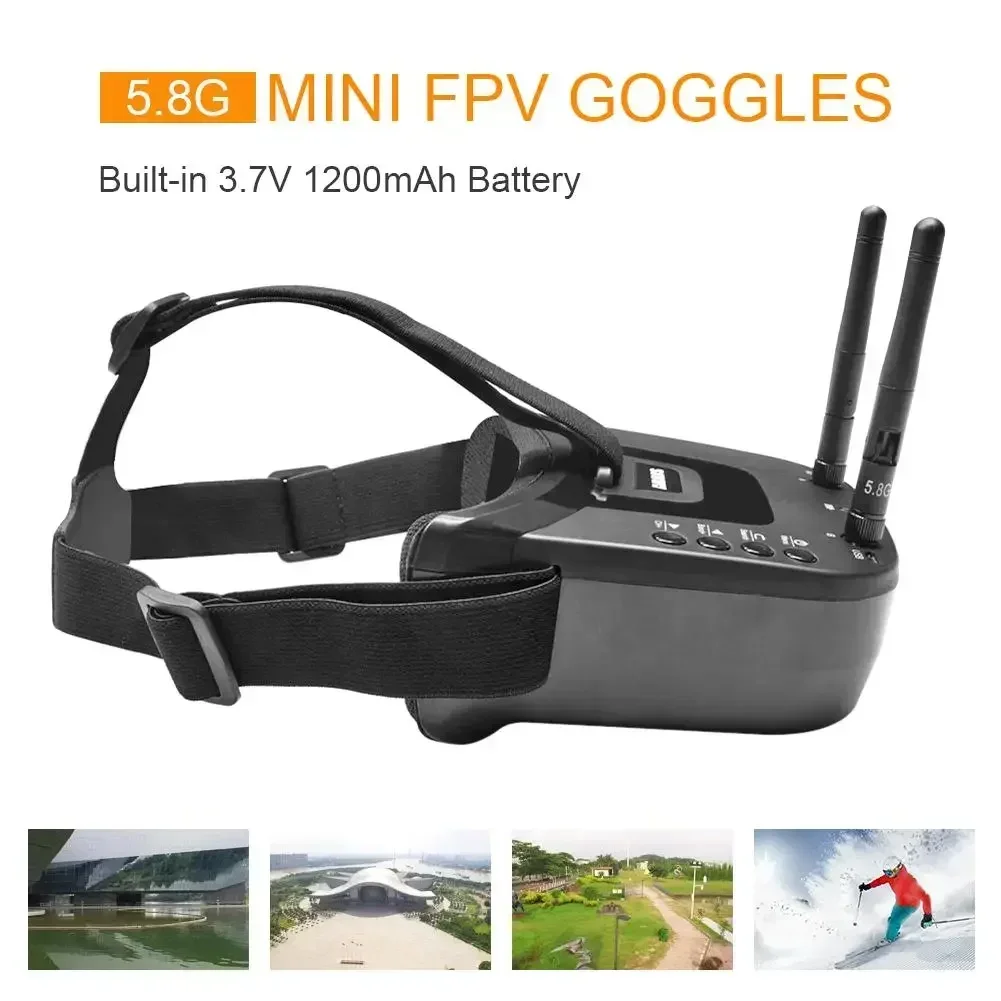 RoRuSVR009 5.8G FPV-bril 40CH  - Fpv Goggles Headset recensie en prijs