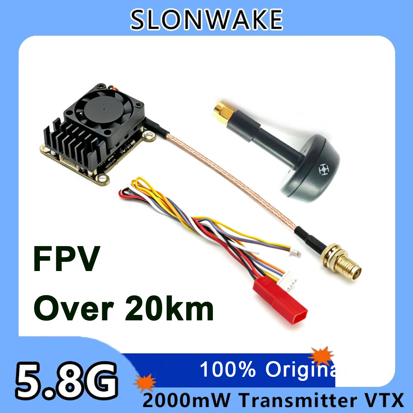 Nieuwe upgrade 5.8Ghz 2W verst - Vtx Video Transmitter recensie en prijs