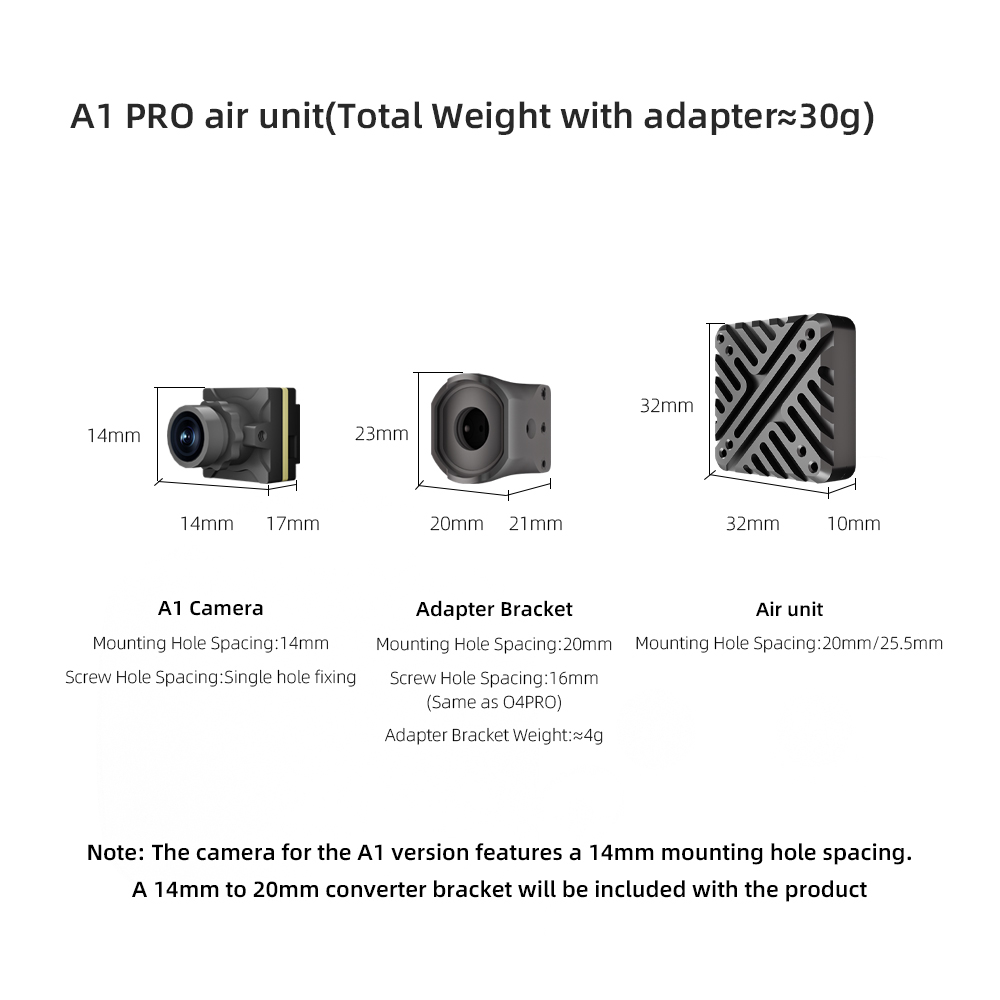 HGLRC Draco A1/A2 5.8Ghz HD VT - Vtx Video Transmitter recensie en prijs