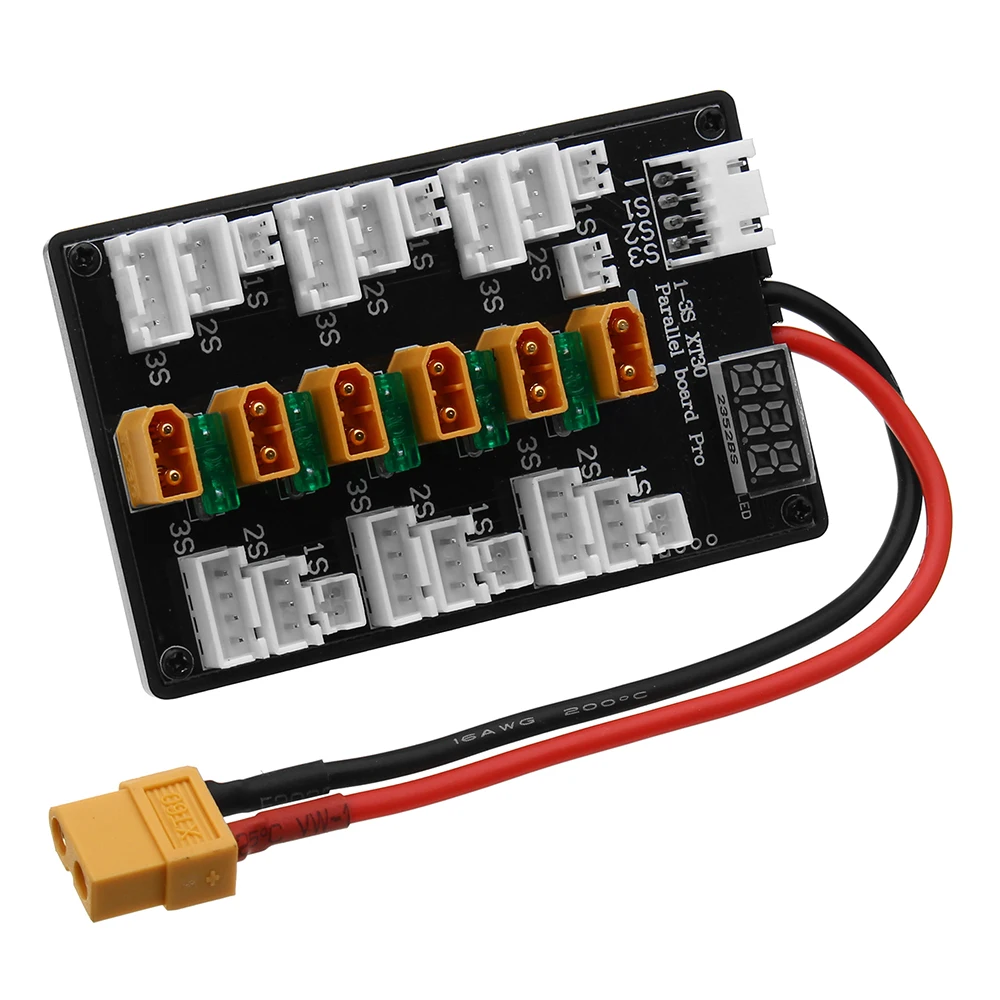 XT30 Plug 1S-3S Lipo Batterij  - Lipo Parallel Charging Board recensie en prijs