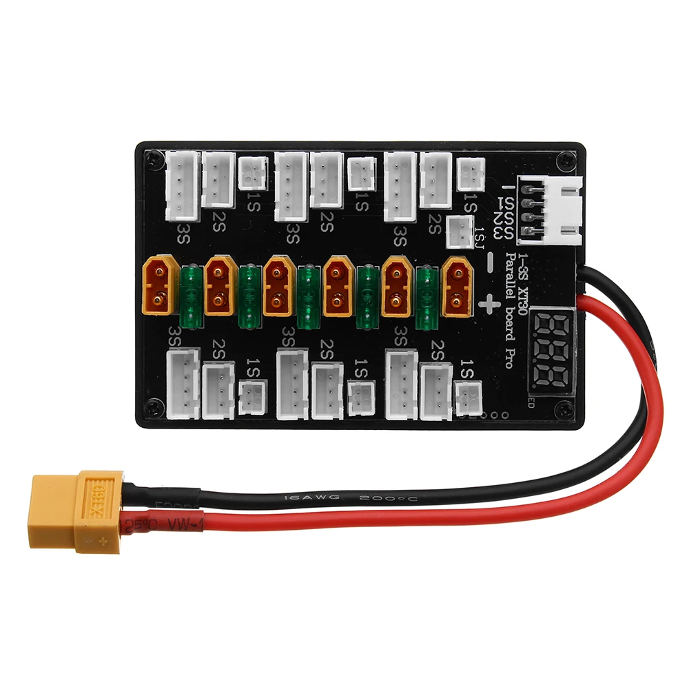 XT30 Plug 1S-3S Lipo Batterij  - Lipo Parallel Charging Board recensie en prijs