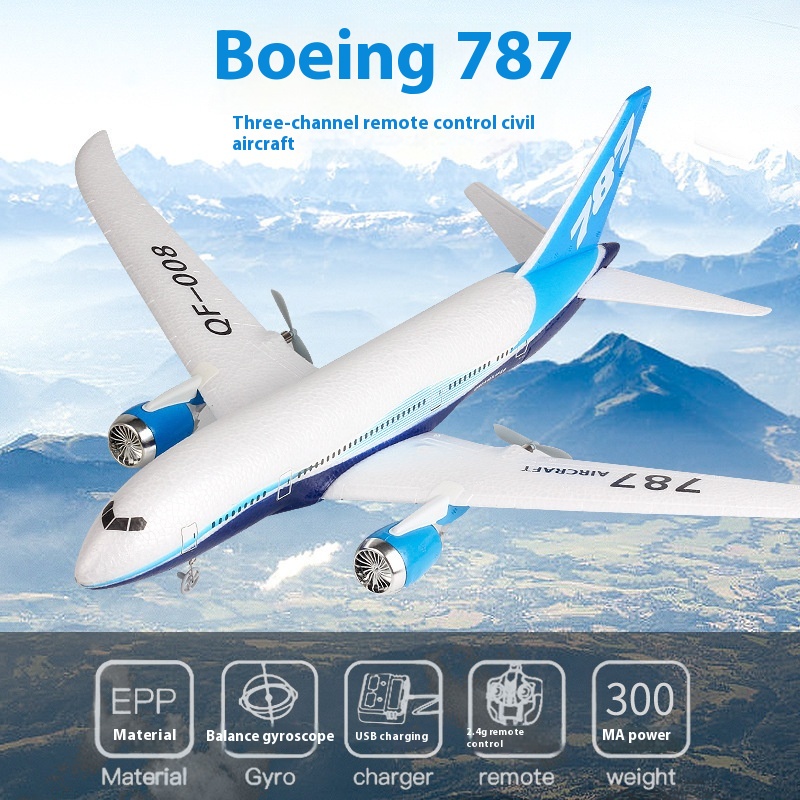 Qf008 RC Vliegtuig 787 Drie Ka - Rc Wing Glider recensie en prijs