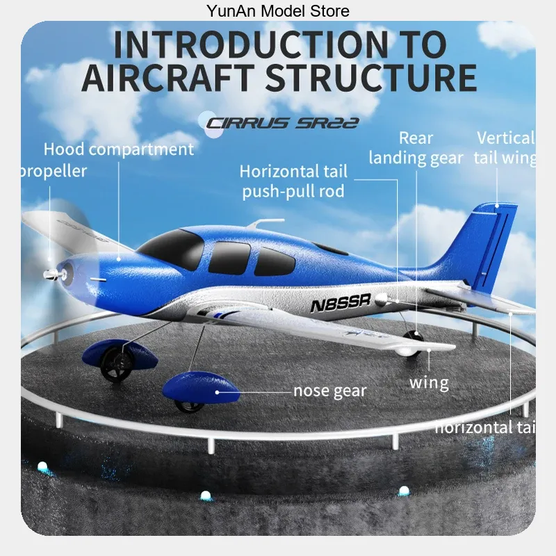 QIDI 580 520mm spanwijdte 4CH  - Rc Wing Glider recensie en prijs