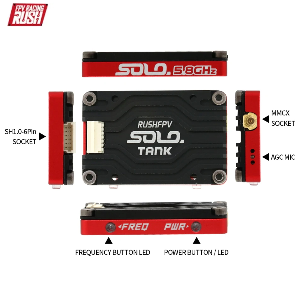 RUSHFPV Tank Solo VTX 5.8GHz 1 - Vtx Video Transmitter recensie en prijs