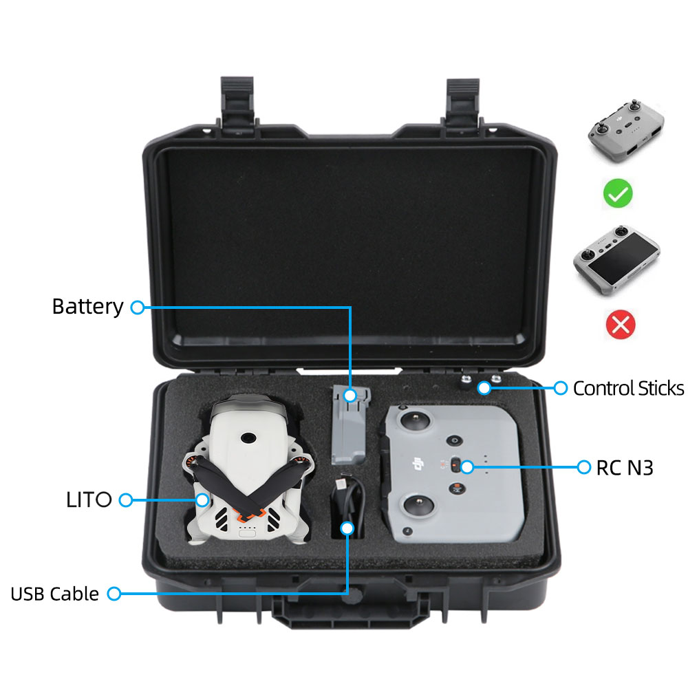 Draagbare draagtas voor DJI Li - Drone Dji Rc N1 recensie en prijs