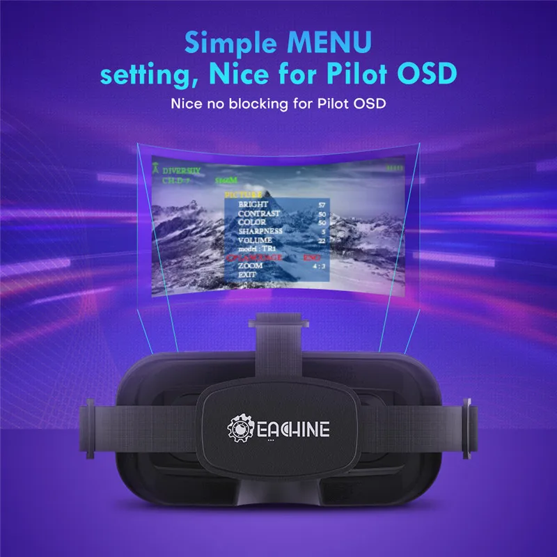 SmCpEachine EV800DM Varifocale - Fpv Goggles Headset recensie en prijs