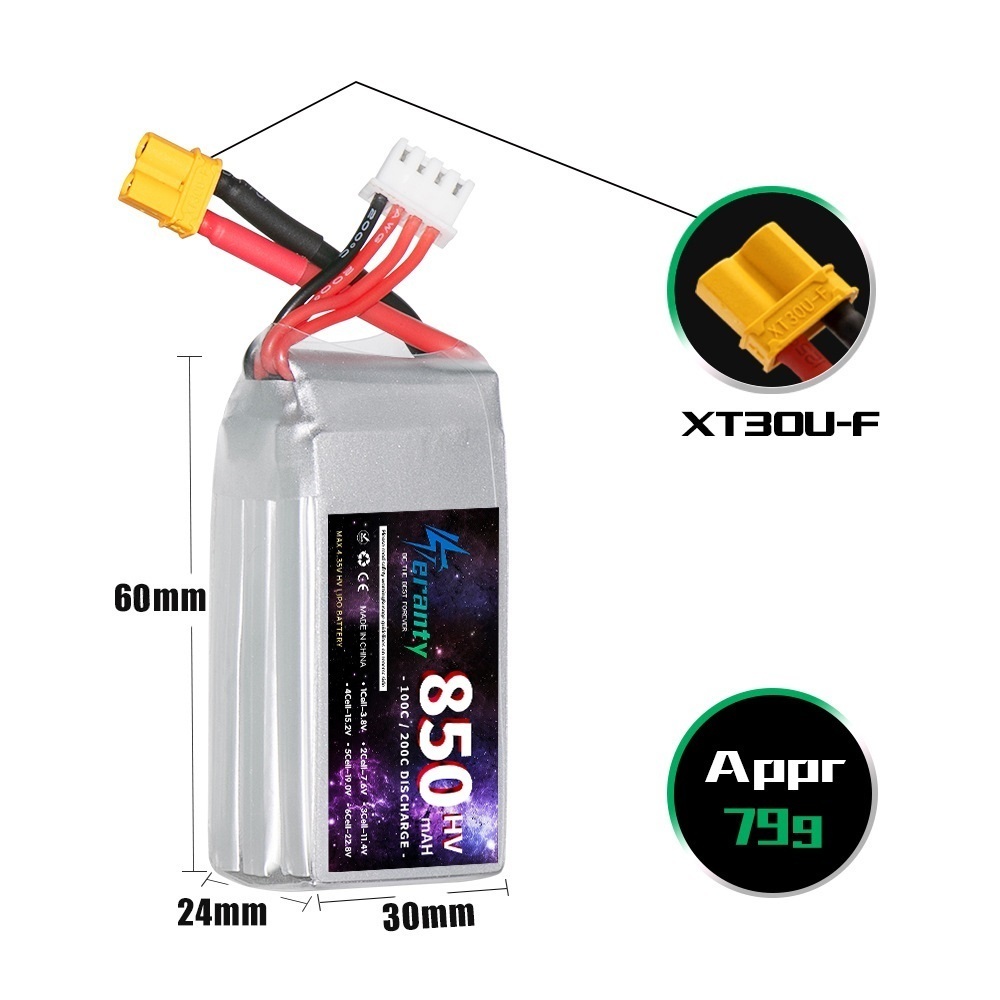 1/2/3PCS TERANTY 3S 11.4V Lipo - Drone Rc Link recensie en prijs
